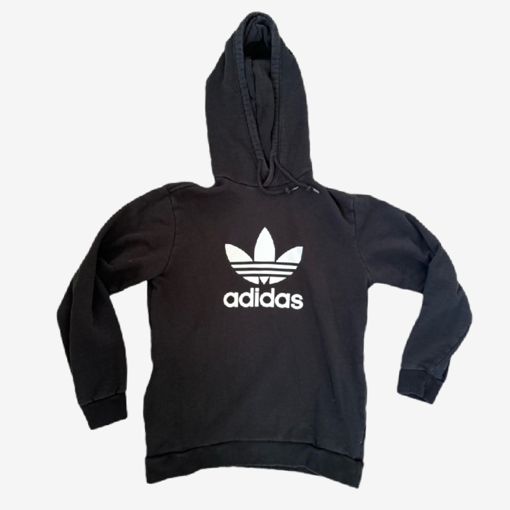 Adidas black hoodie sweatshirt